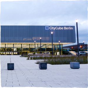 City Cube in Berlin, in dem der jährliche Krebskongress stattfindet