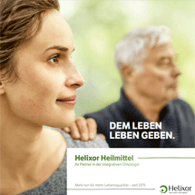 Deckblatt der Unternehmensbroschüre der Helixor Heilmittel GmbH