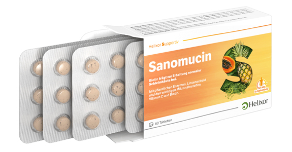 Packshot Sanomucin mit Blister.