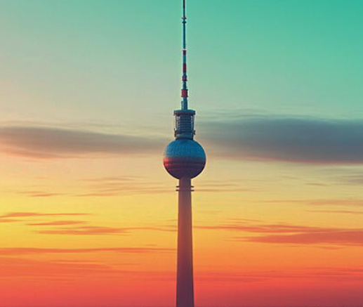 Außenansicht der Eventlocation City Cube Berlin, in der der jährliche Krebskongress stattfindet