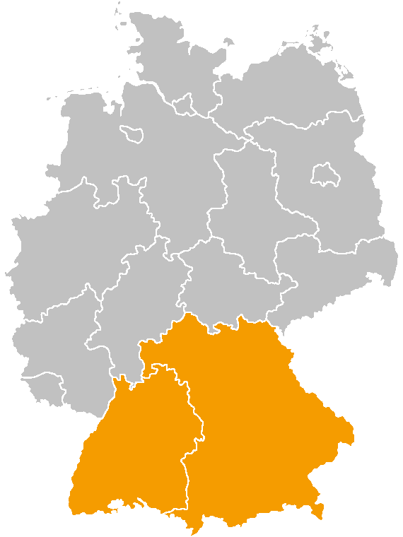 Deutschlandkarte_Aussendienst_Sued